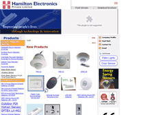 Tablet Screenshot of hamiltonindia.com
